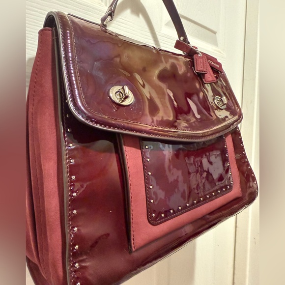 COACH POPPY EDITORIAL VICTORIA SATCHEL RARE LIMITED EDITION - Picture 2 of 16